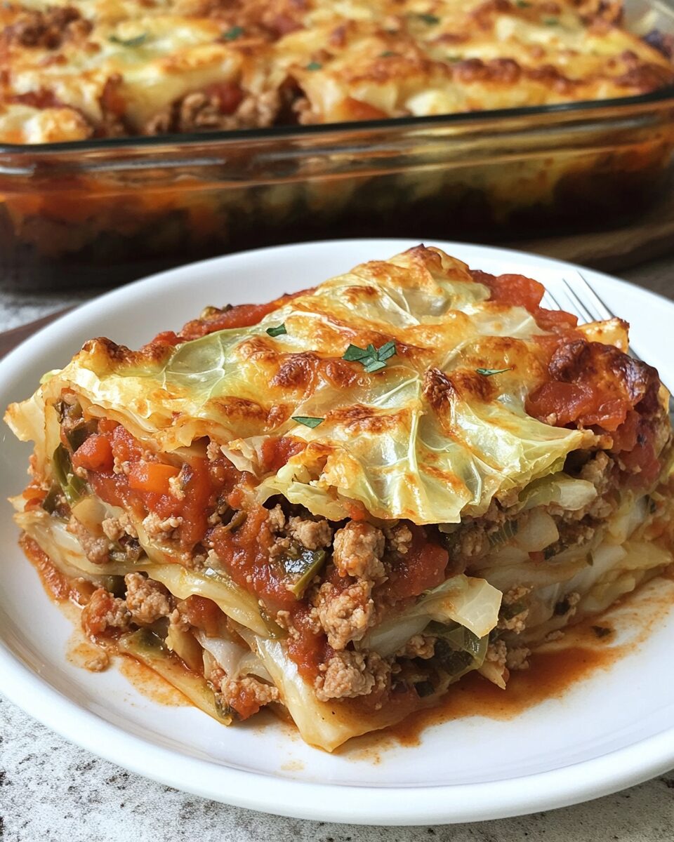 Italian Unstuffed Cabbage Roll Casserole