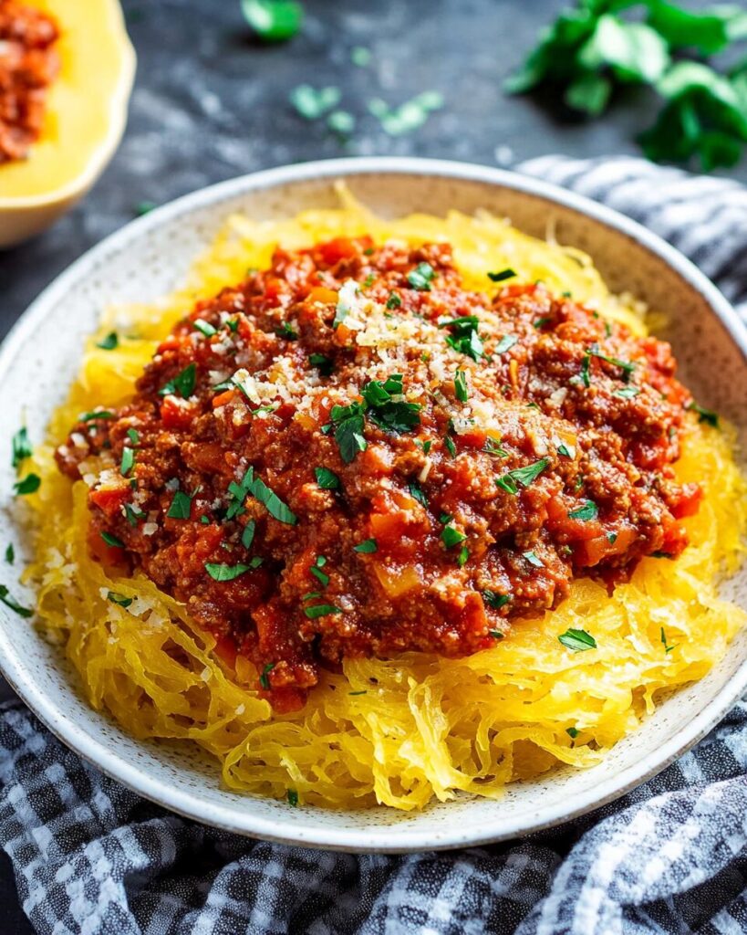 Spaghetti Squash Bolognese
