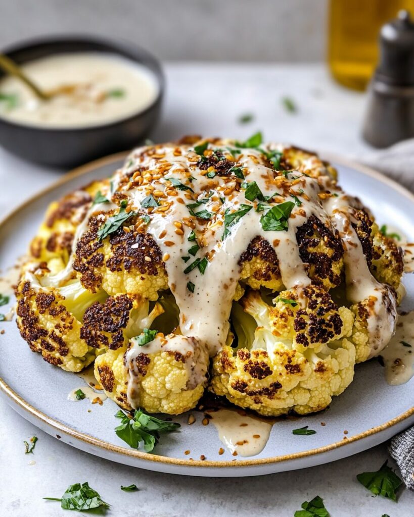 Whole Roasted Cauliflower