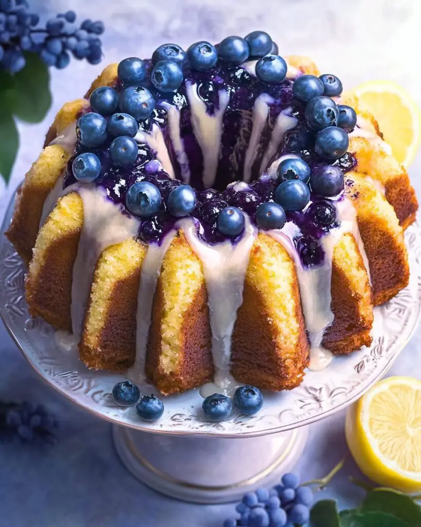 Lemon Blueberry Bundt Cake