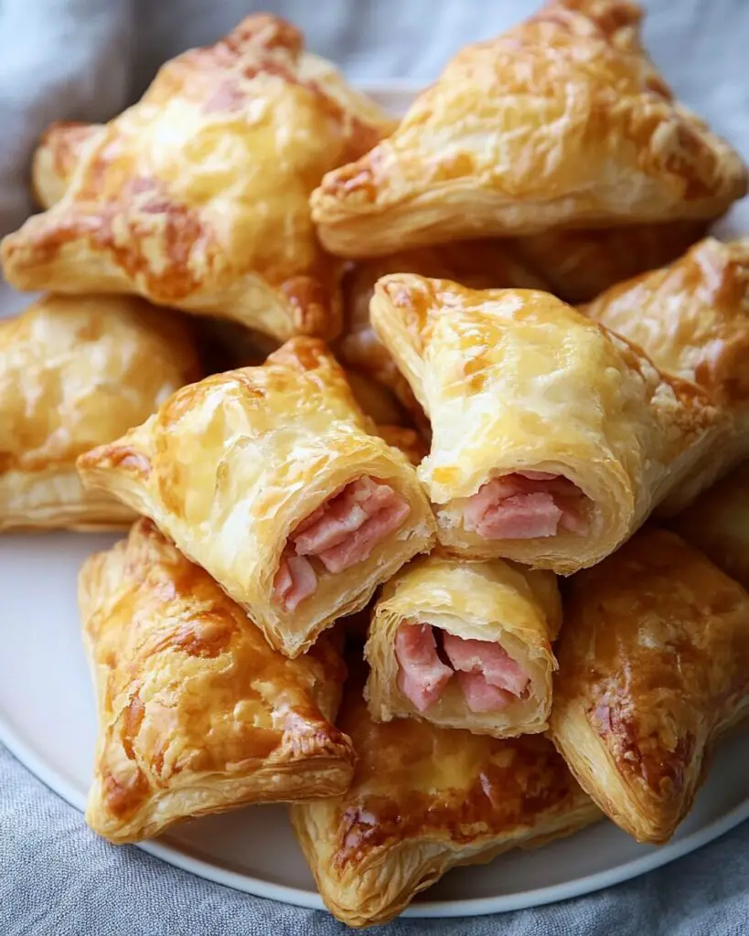 Ham & Cheese Puff Pastries