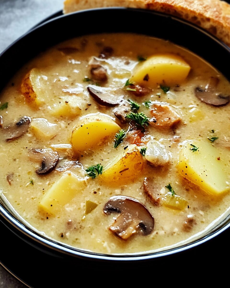 Creamy Mushroom & Potato Soup