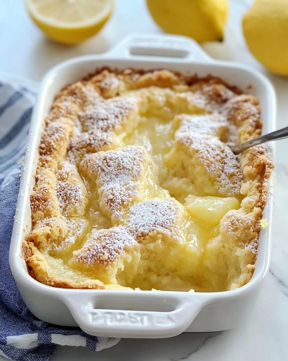 Magic Lemon Cobbler