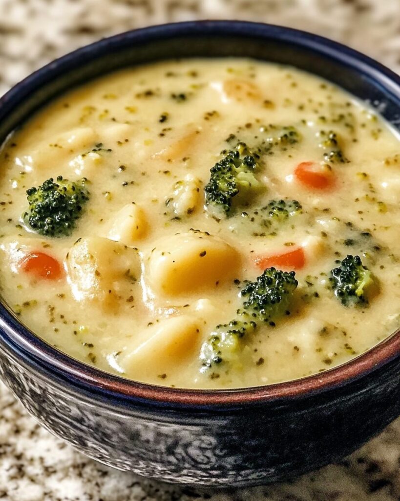 Broccoli Potato Cheese Soup