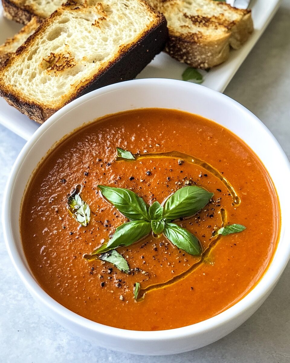 Roasted Red Pepper & Tomato Soup