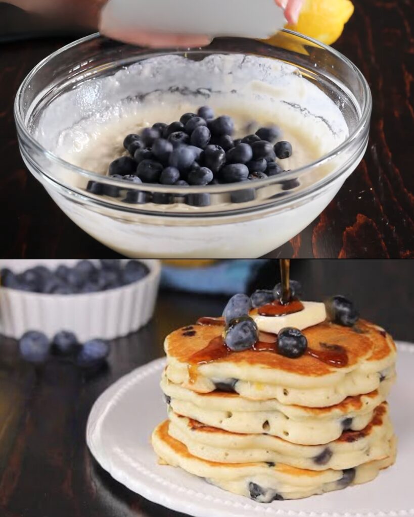 Lemon Blueberry Pancakes