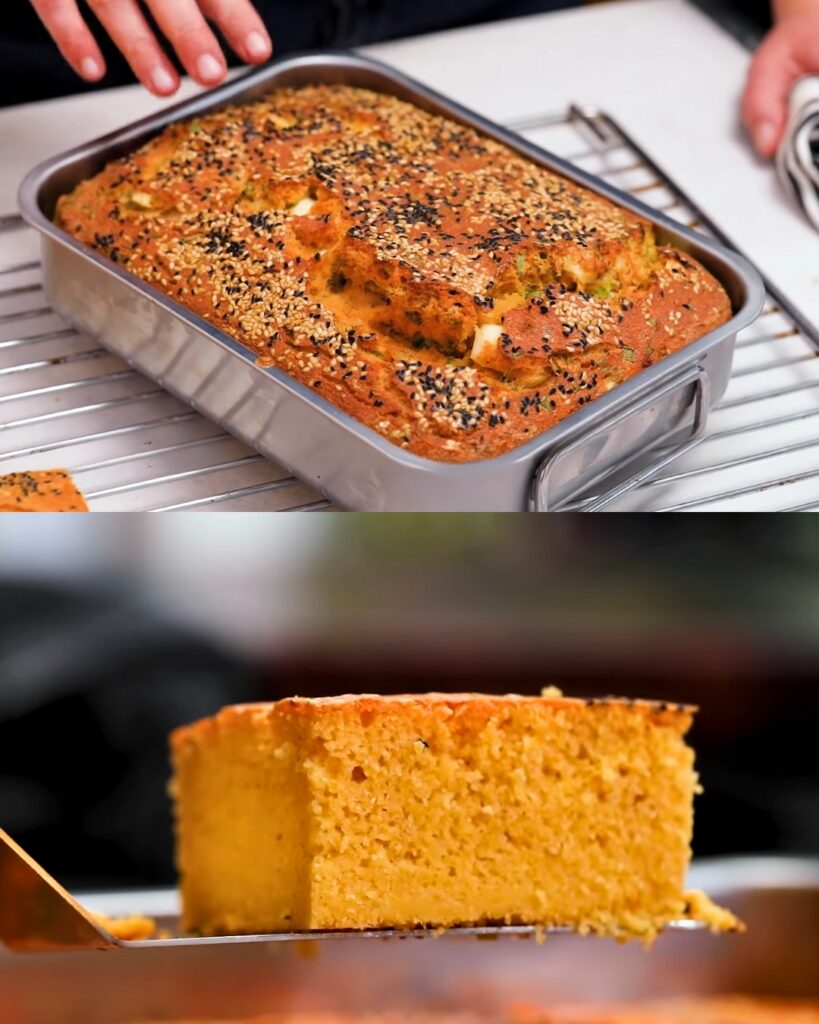 Lentil and Halloumi Cake