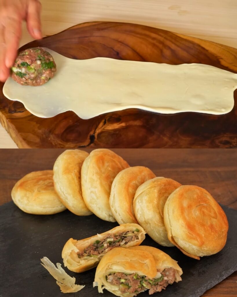 Beef and Green Onion Pies