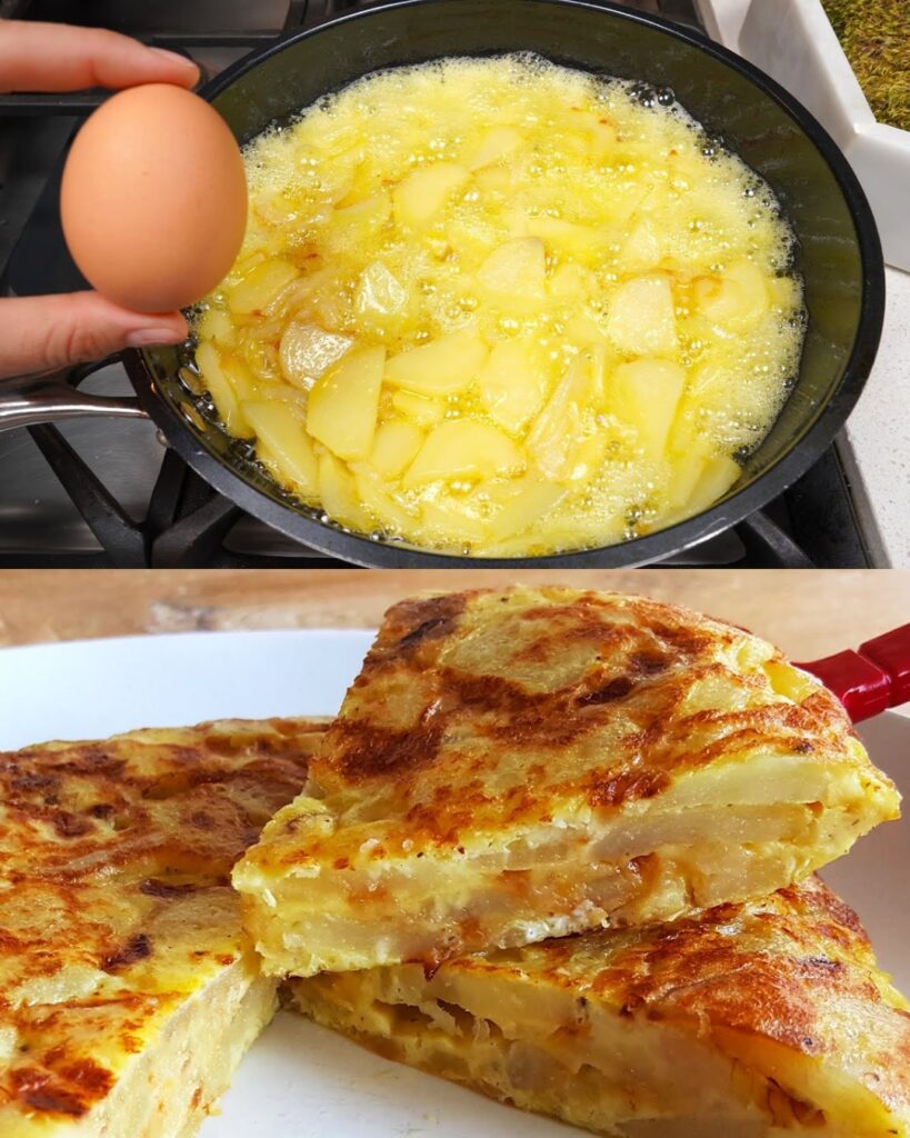 Spanish Potato and Onion Omelette (Tortilla Española)