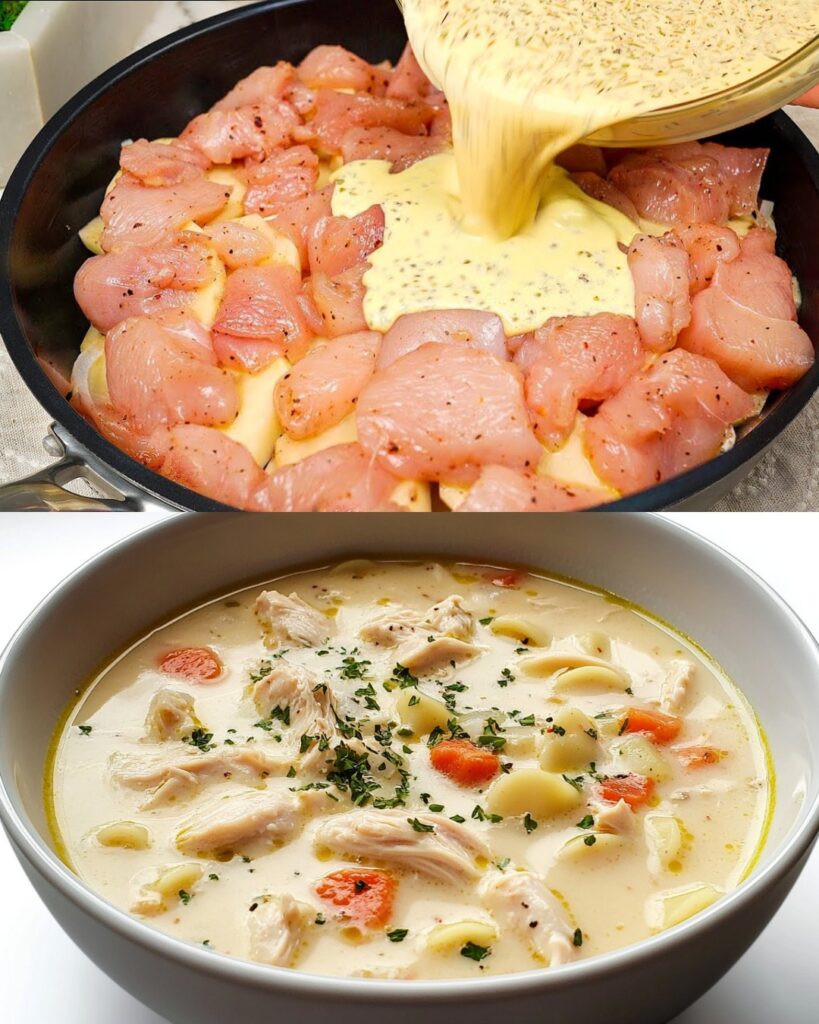 Creamy Chicken and Vegetable Soup