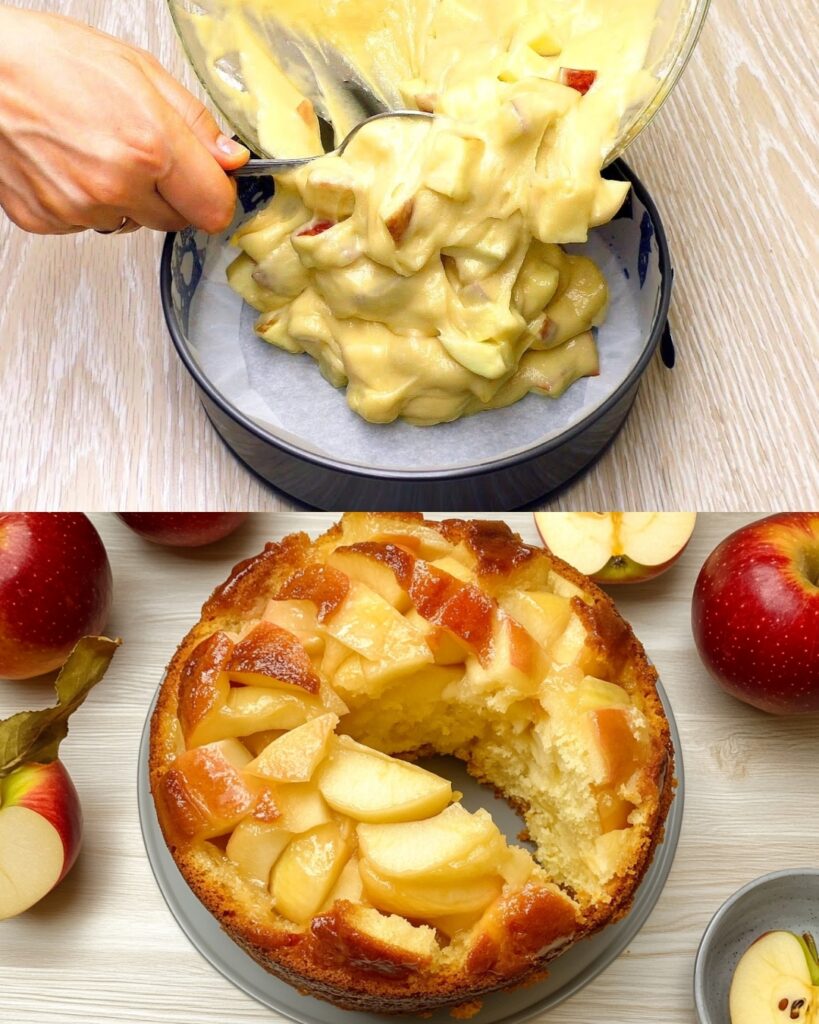 Apple Almond Cake Recipe
