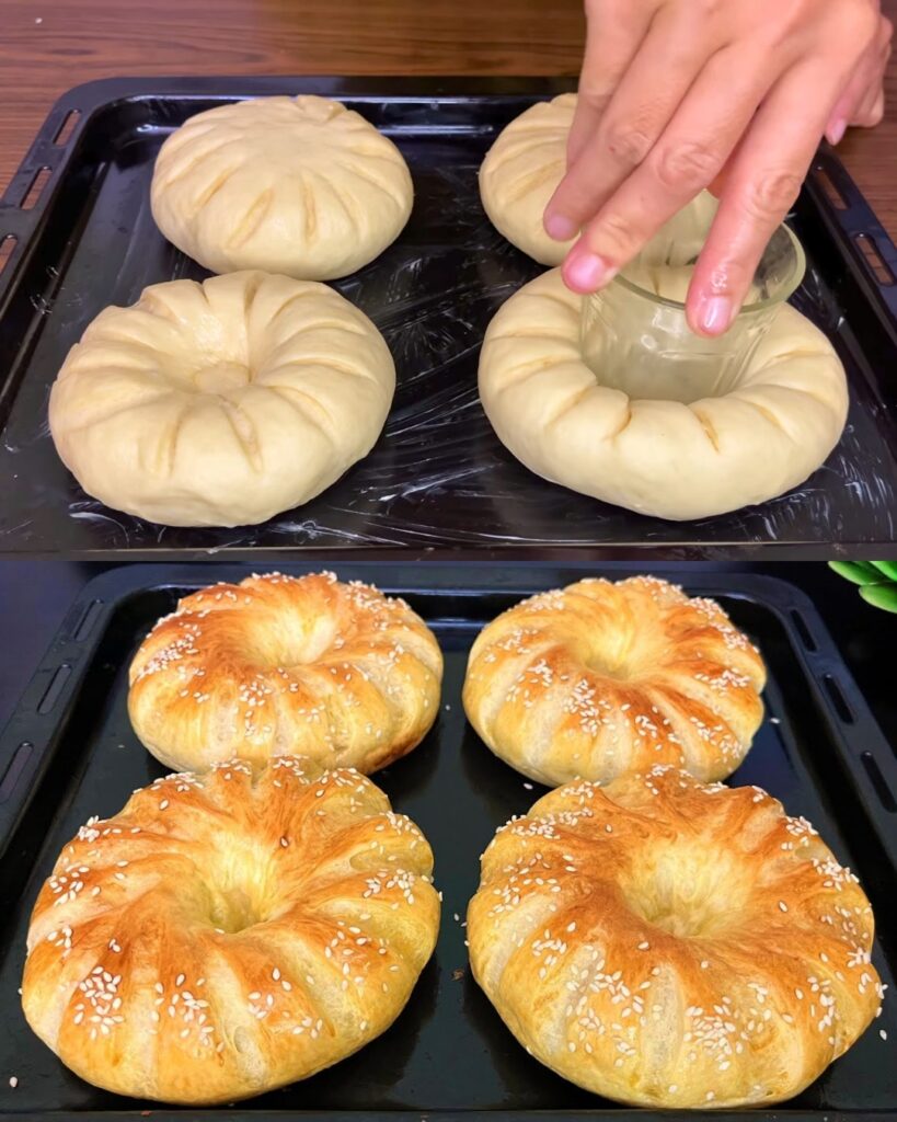 Sesame Seed Buns Recipe finished dish