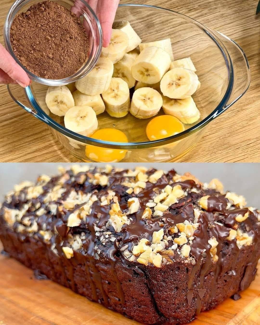 Banana Cocoa Muffins
