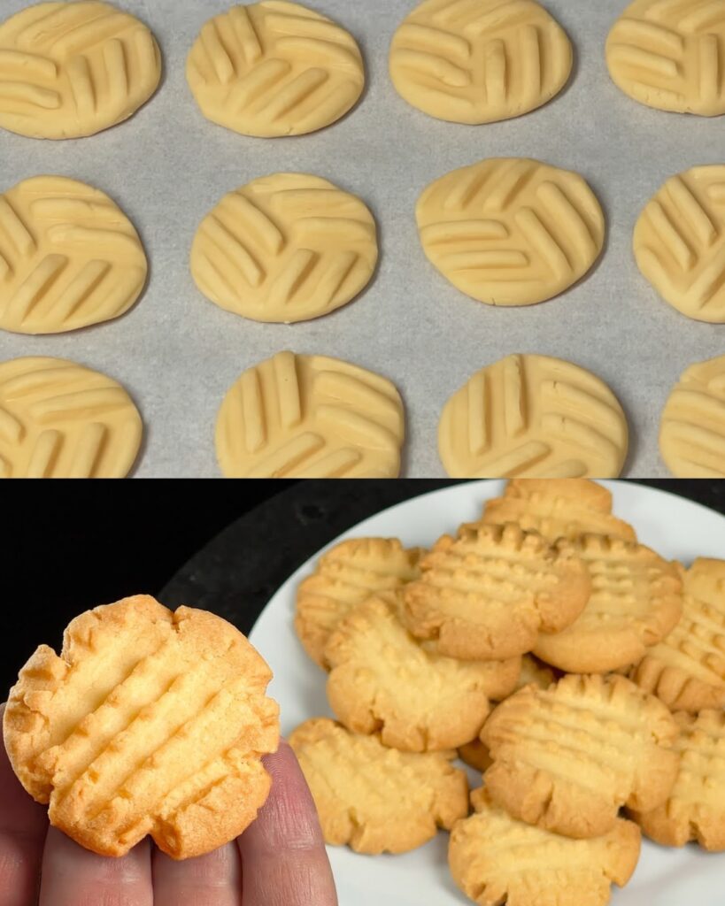Simple Butter Cookies finished dish