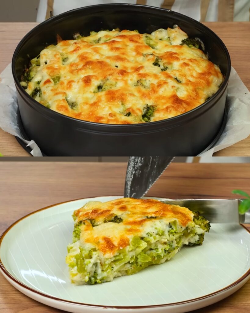 Broccoli and Potato Bake with Creamy Dressing