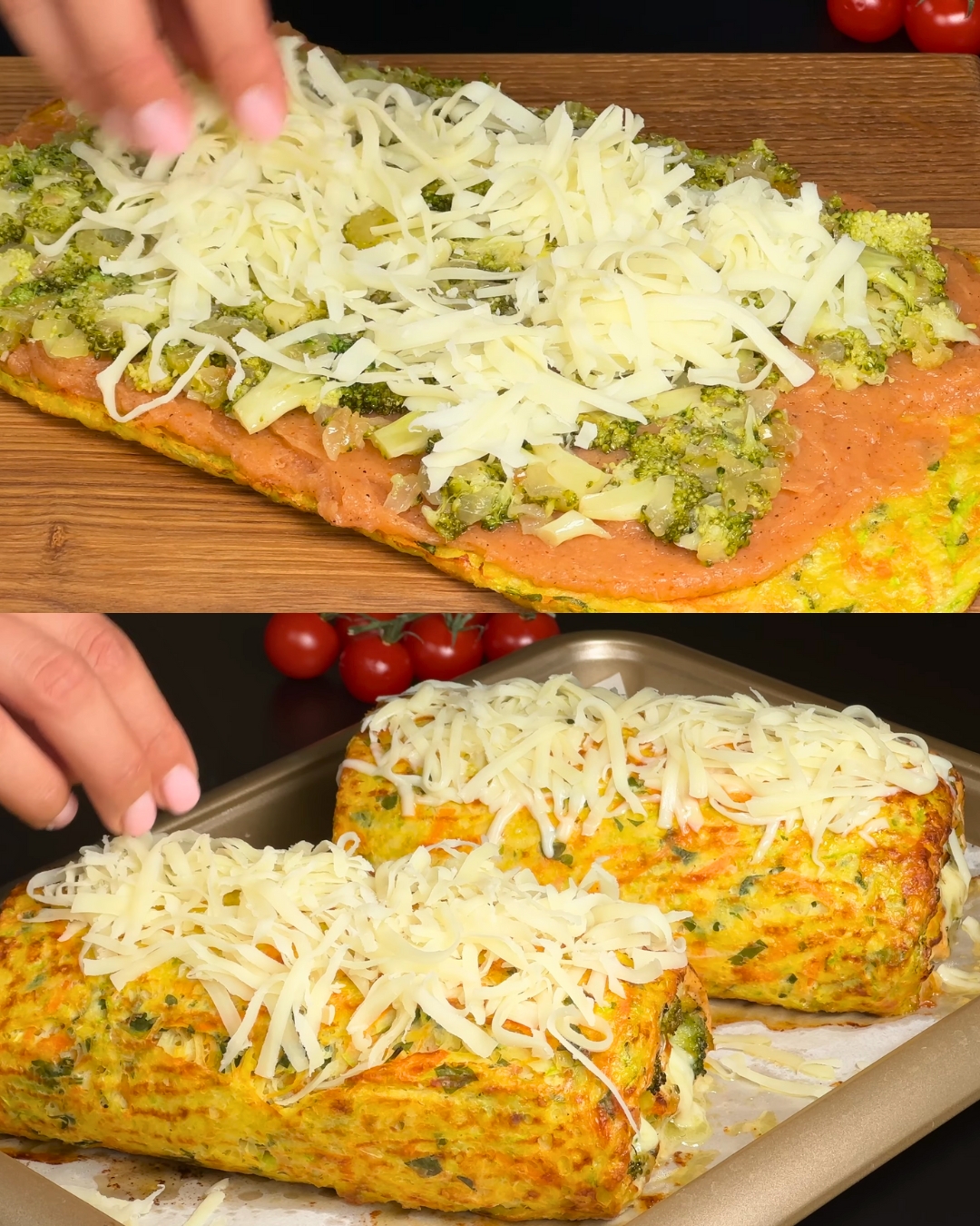 Zucchini, Chicken, and Vegetable Bake