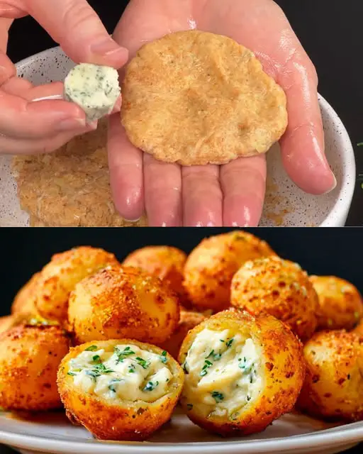Mozzarella-Stuffed Potato Balls Recipe