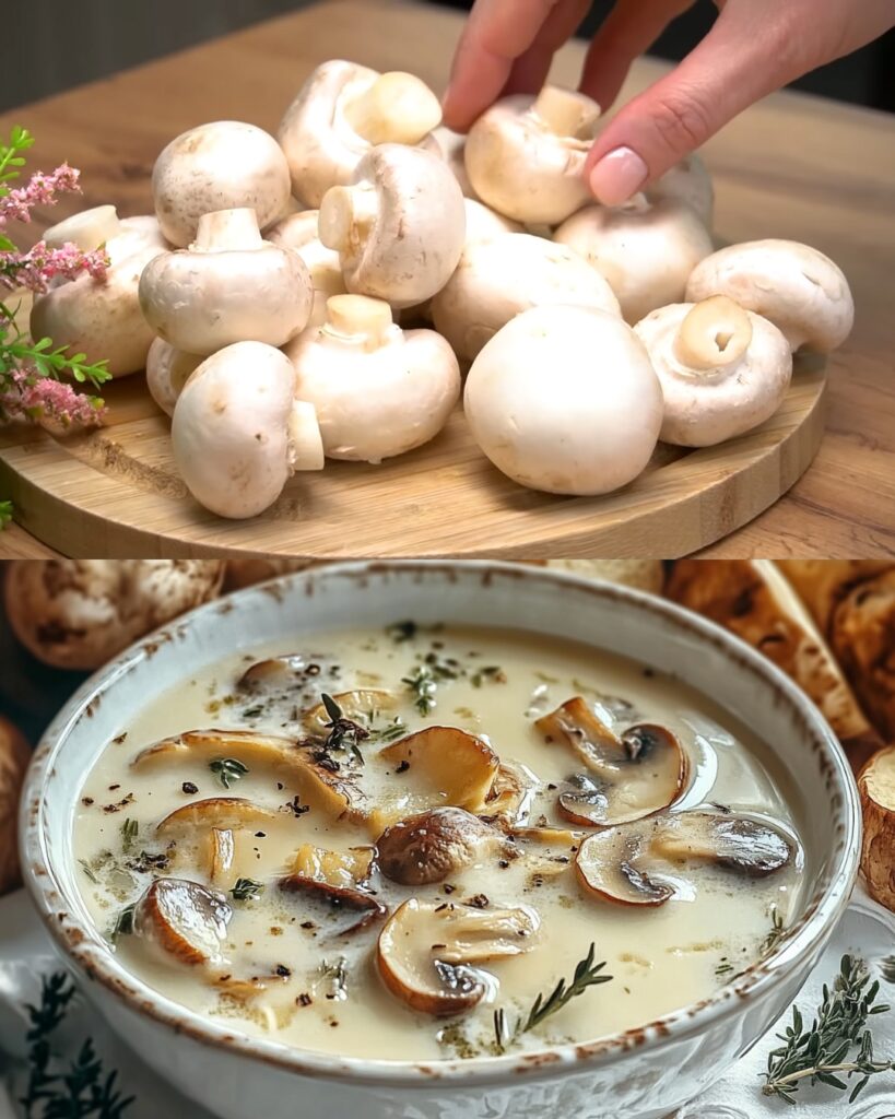 Creamy Mushroom Soup Recipe