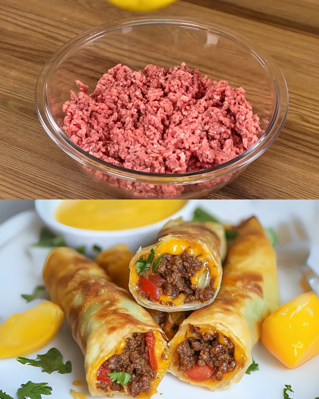 Nacho Egg Rolls