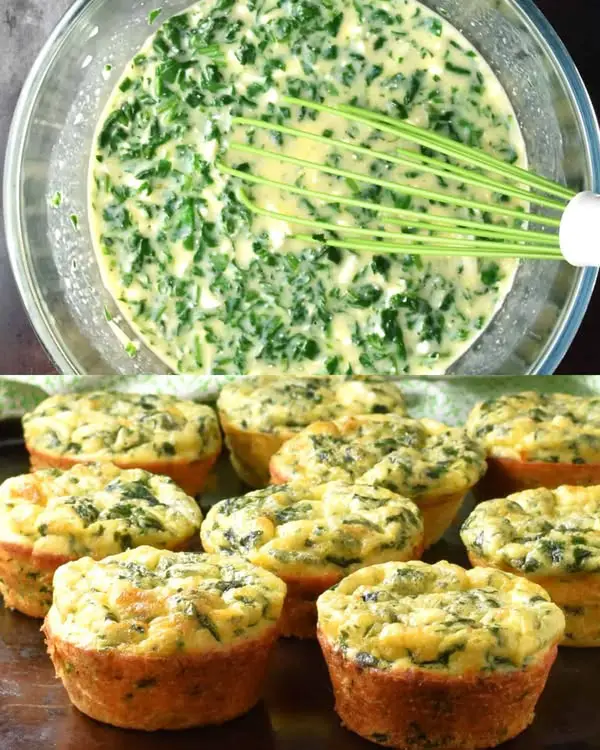 Spinach and Cheese Muffins Recipe