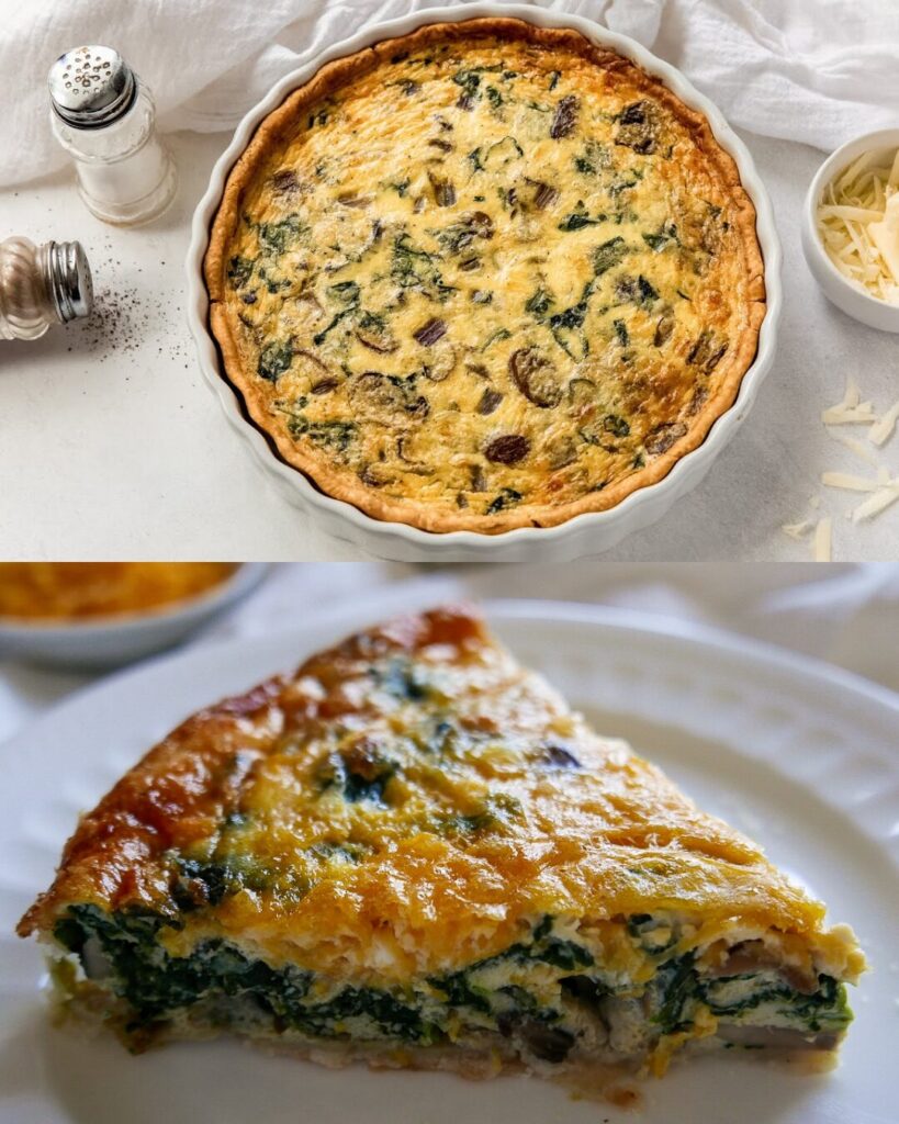 Spinach and Cheese Quiche: A Delicious and Flavorful Dish