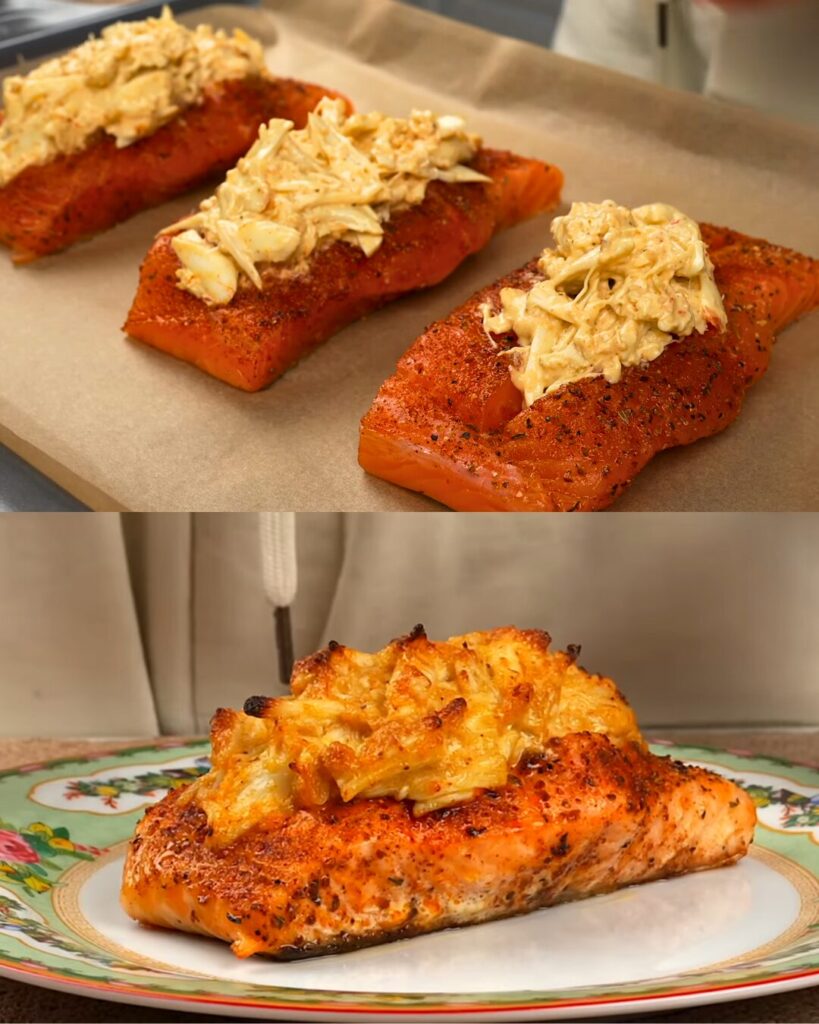 Stuffed Salmon with Crab Meat: A Delicious and Flavorful Dish