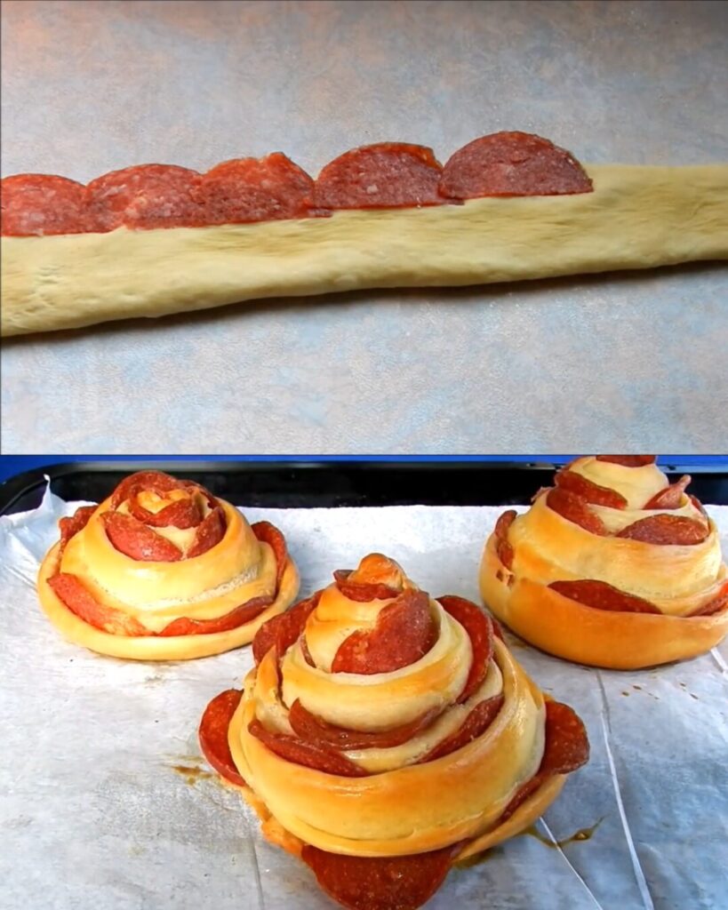 Salami Rose Bread Recipe