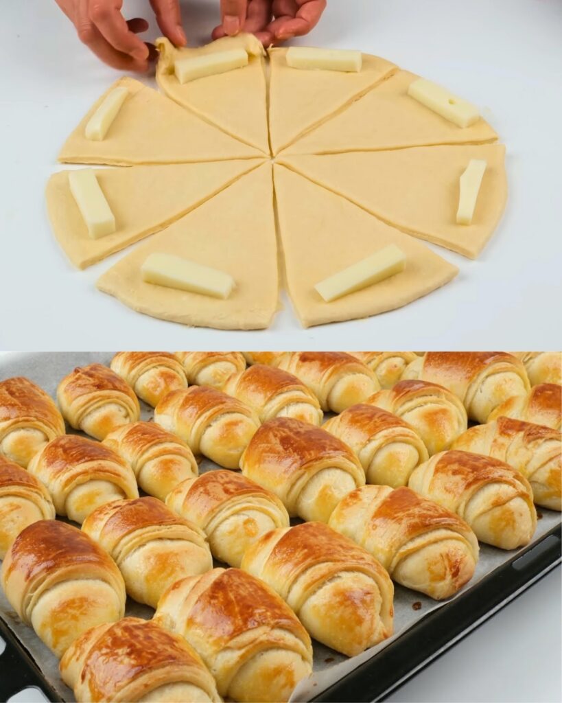 Cheese-Stuffed Soft Breads Recipe