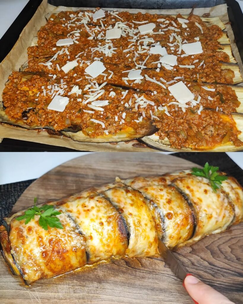 Layered Eggplant and Meat Casserole: A Hearty Italian Delight