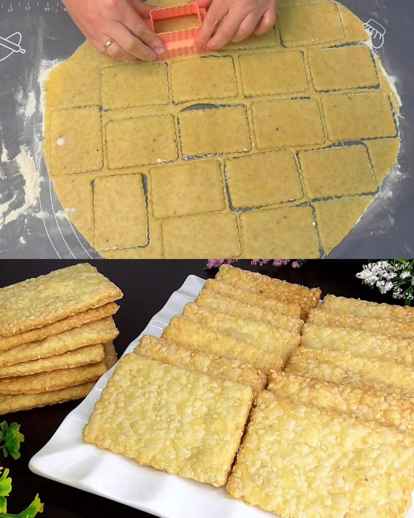 Crispy Sesame Crackers