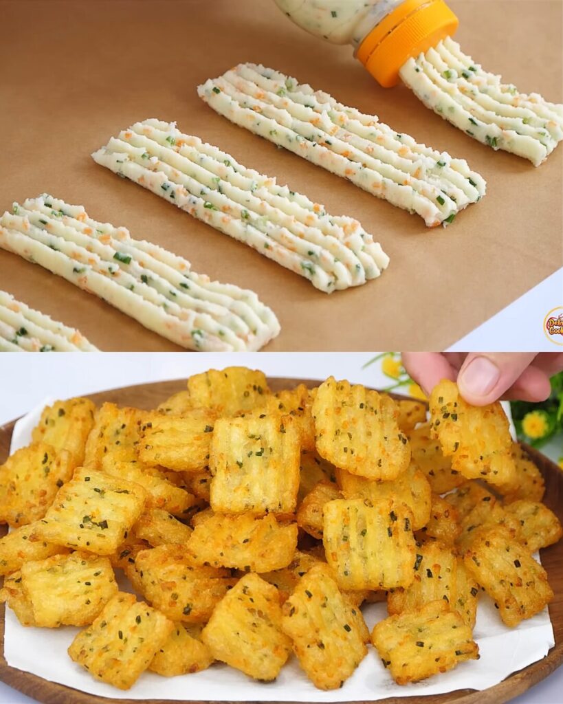 Crispy Potato and Vegetable Fritters (Bottle Method)