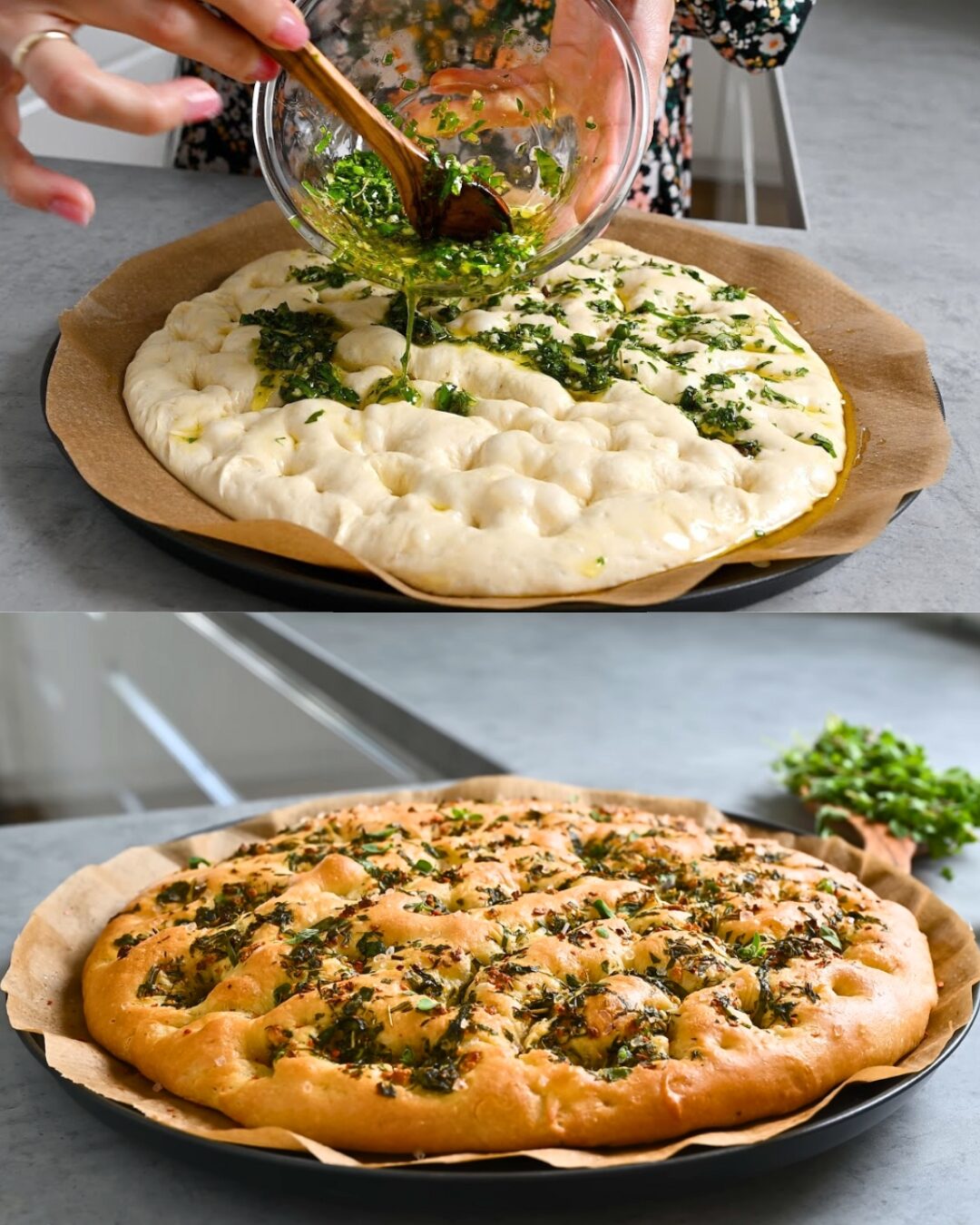 Aromatic Herb-Filled Bread: A Rustic Delight