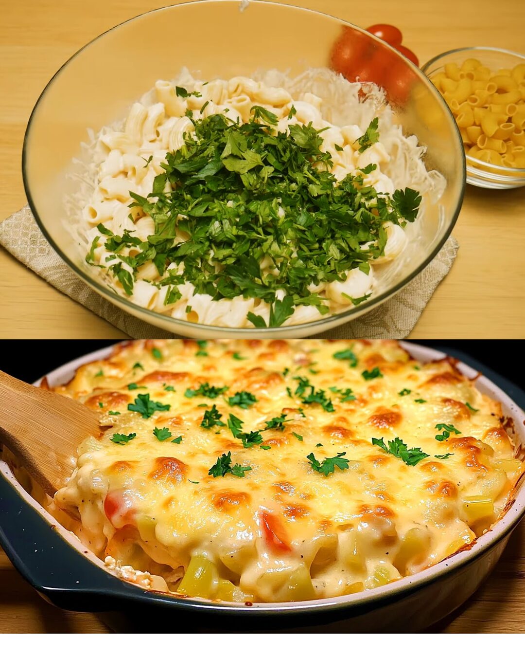 Creamy Chicken Mince Noodle Casserole with Vegetable Medley