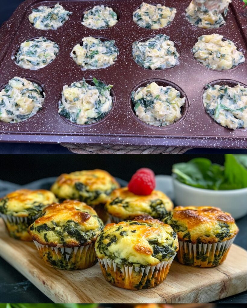 Spinach and Potato Muffins