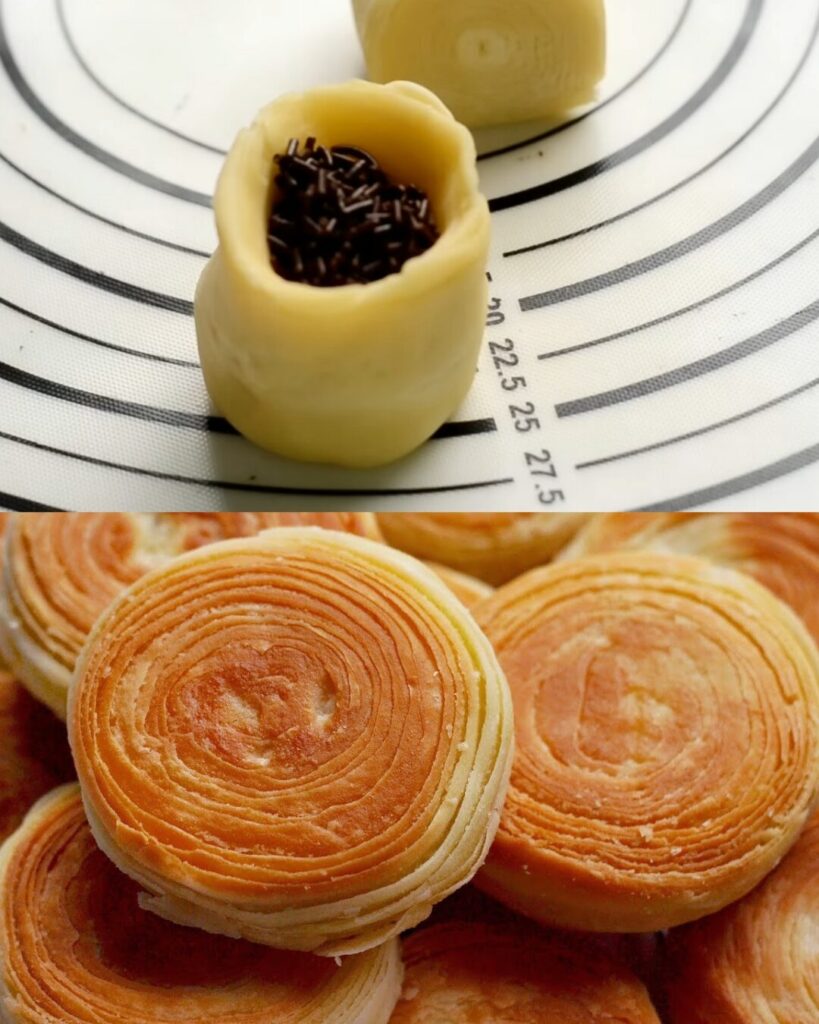 Stuffed Chocolate Dough Pastry