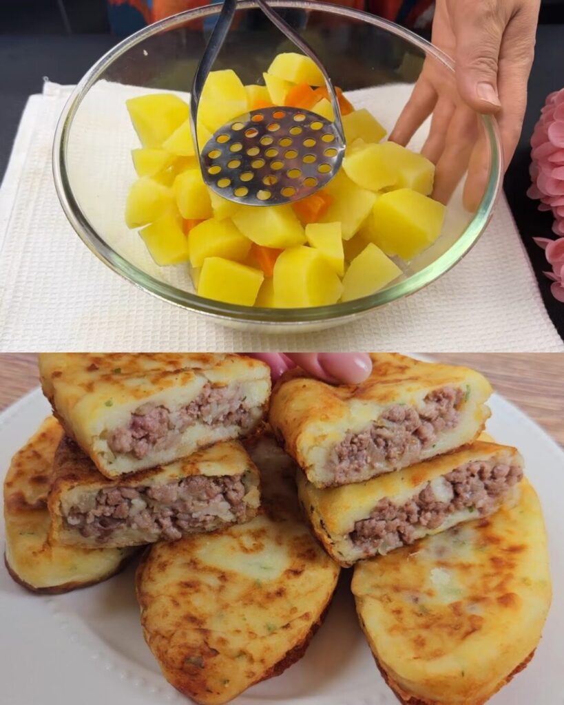 Meat and Mushroom Potato Patties