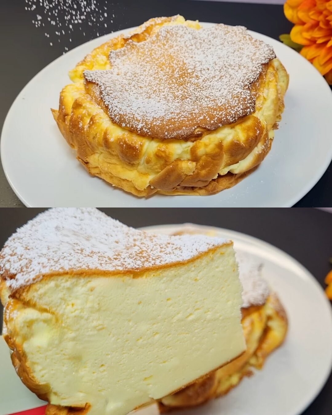 Fluffy Yogurt Soufflé Cake