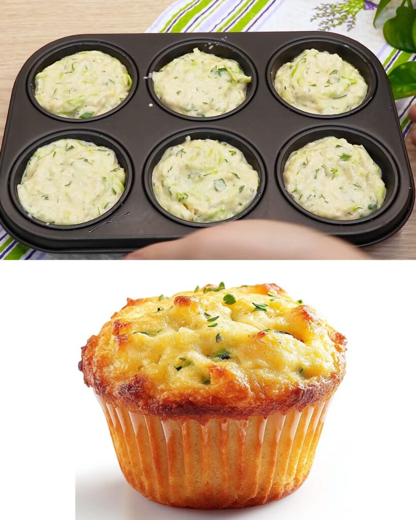 Cheesy Zucchini and Potato Muffins: Savory Bites of Comfort