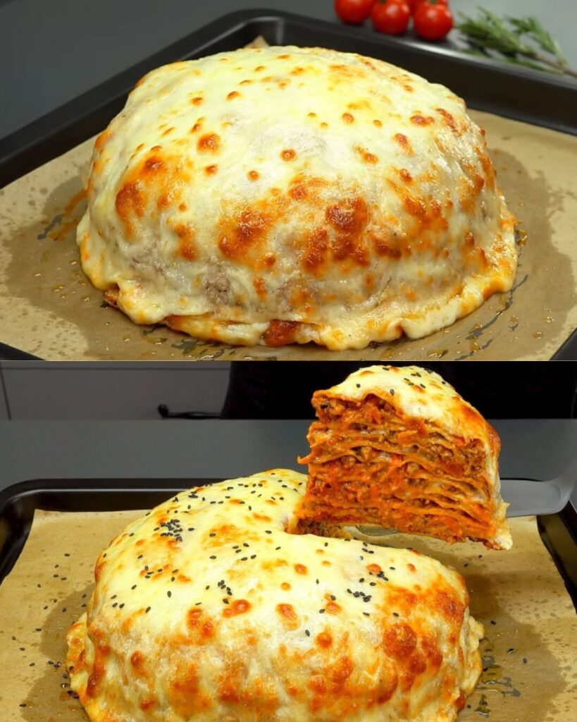 Savory Meat-Filled Crepe Bake: A Hearty Family Meal