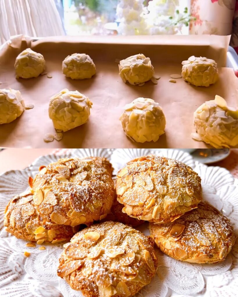 Italian Almond Cookies with Orange Zest and Almond Flakes: A Delicate Delight