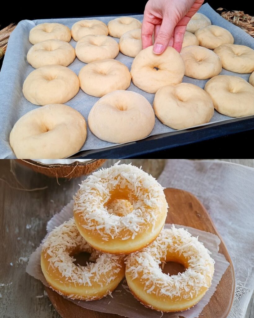 Baked Coconut Donuts Recipe