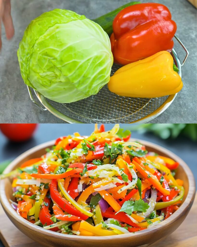 Spicy Pickled Cabbage Salad