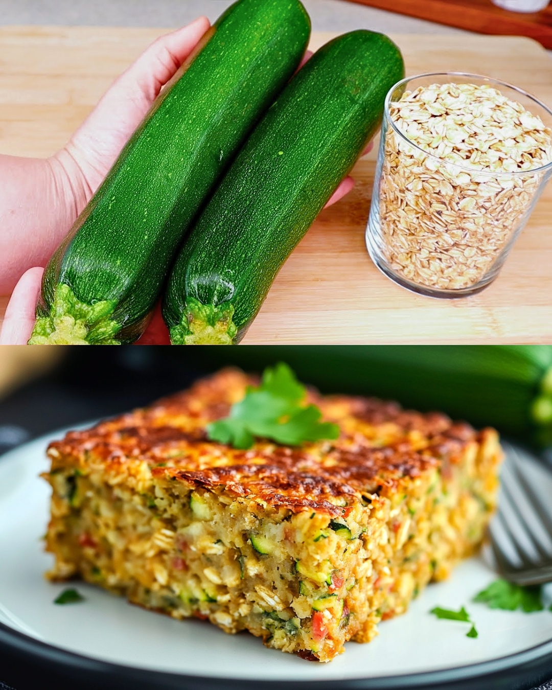 Savory Oatmeal Bake Recipe