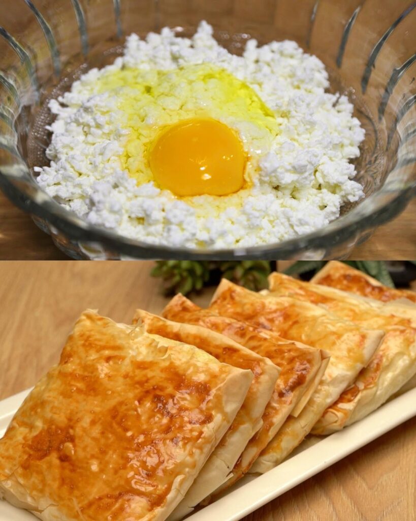 Cheese and Cottage Cheese Casserole Recipe