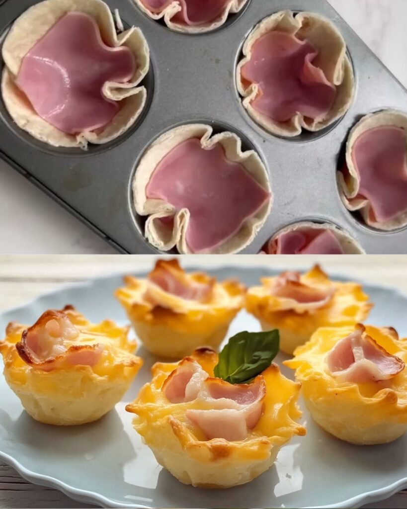Cheesy Ham and Egg Muffin Cups