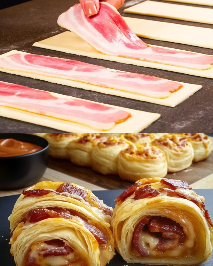 Bacon and Cheese Puff Pastry