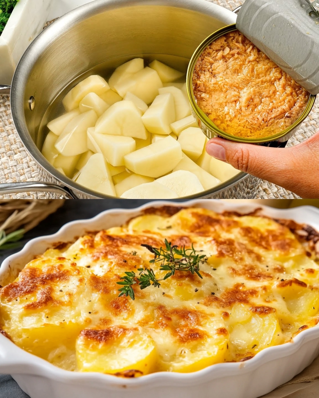 Creamy Tuna and Potato Casserole