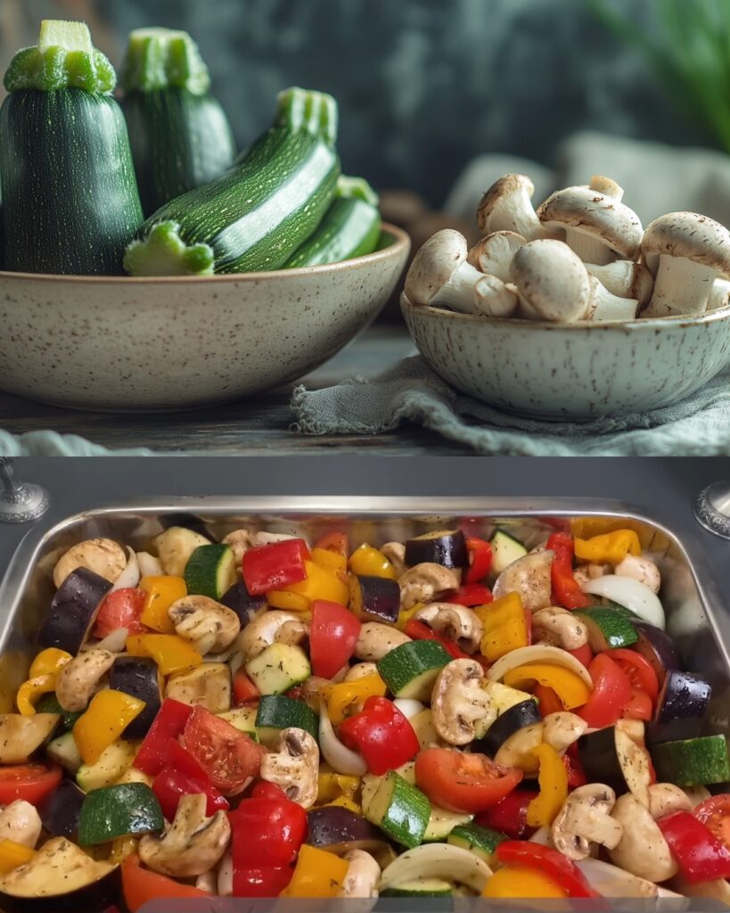 Roasted Mediterranean Vegetables with Soy and Balsamic Glaze
