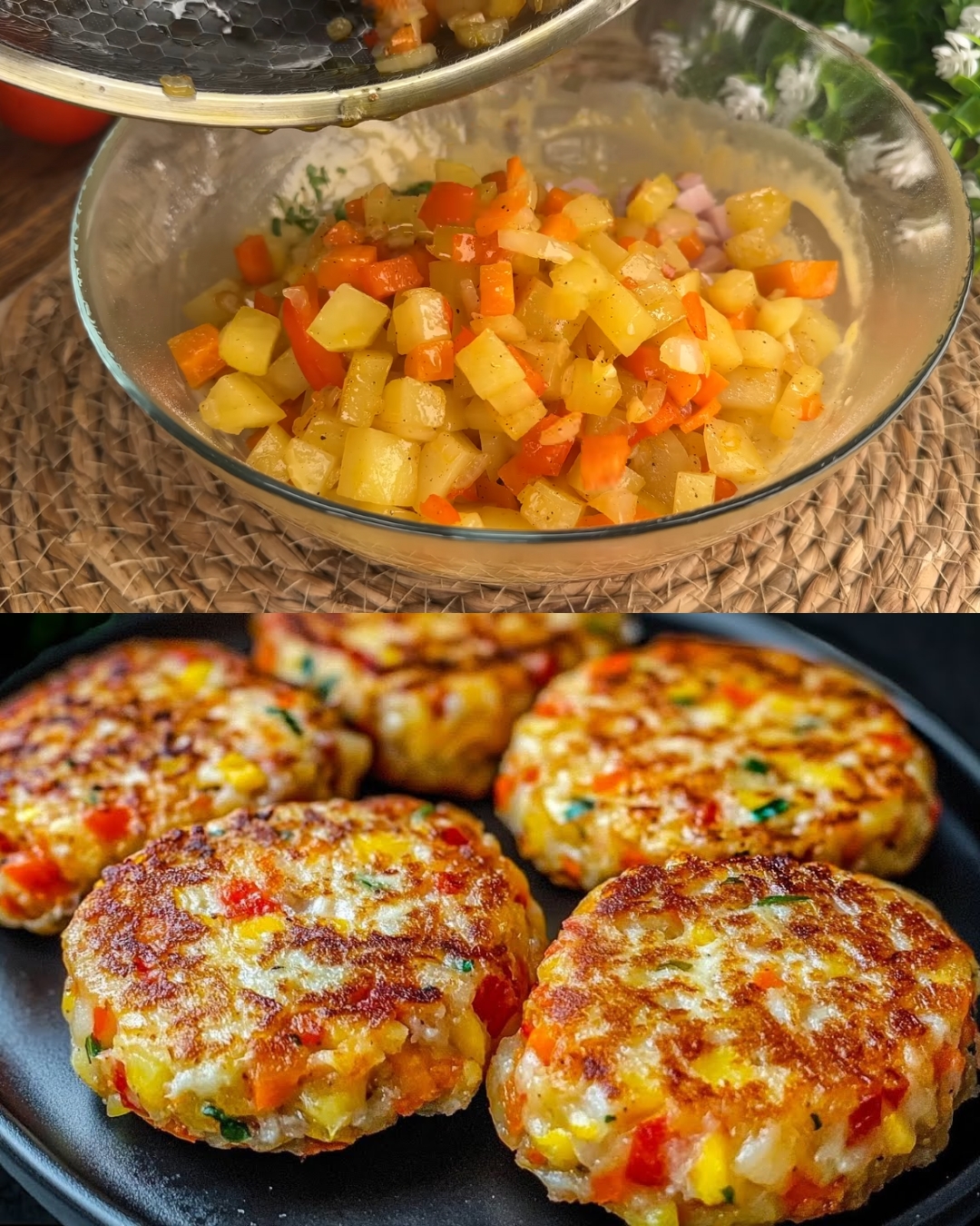 Potato and Ham Fritters