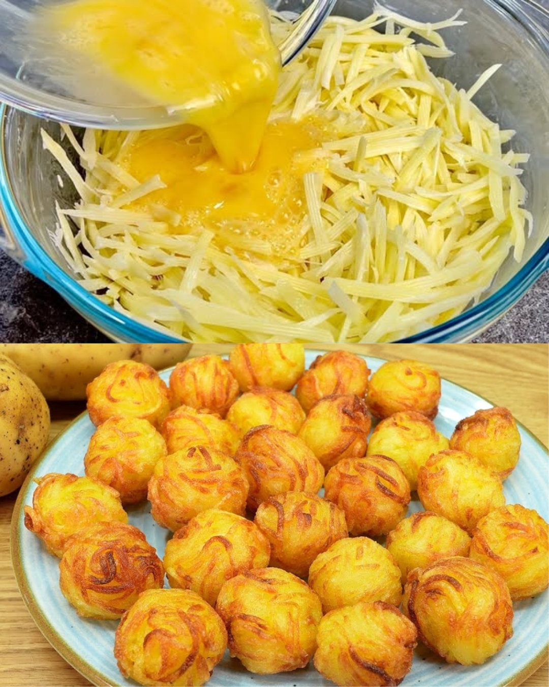 Cheesy Potato Fritters